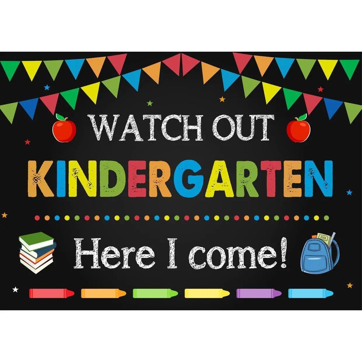 7x5ft Kindergarten Back to School Backdrop First Day of School Preschool Background Classroom Decoration Supplies F78