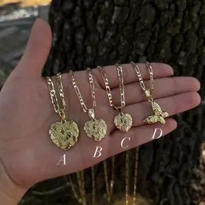 Nugget Gold Plated Necklace