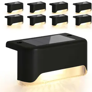 8Pack/16Pack Solar Deck Lights Solar Pool Lights Waterproof Step Lights for Outdoor Stairs Fence Patio Yard Step Garden & Pathway, LED Decorations