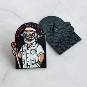 Spared No Expense Jurassic Park Enamel Pin