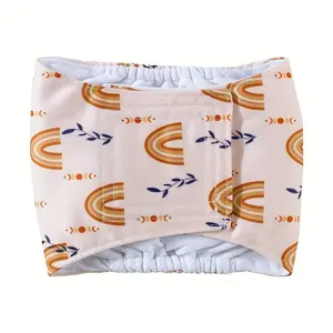 [Reusable Dog Diaper] 1pc Washable Male Dog Belly Bands Reusable Dog Diaper with High Absorbency Liner, Breathable Cloth Underwear for Potty Training