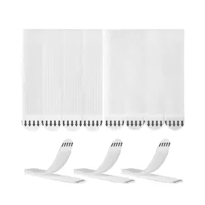 summervibes VEVOR Picture Hanging Strips, 16 Pairs, X-Large Picture Hangers with Removable Adhesive, Hook Loop Strips, Wall Hanging Strips for Damage Free Picture Hanger, Mounting of Photos, Frames, Wall Decor, Set
