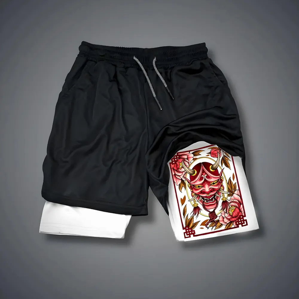 Sexy Clothing Double-Layer Sports Shorts Graphic Shorts Black Shorts Camo Shorts Streetwear Shorts Men Outfits Men Short Shorts Vacation Outfits Shorts