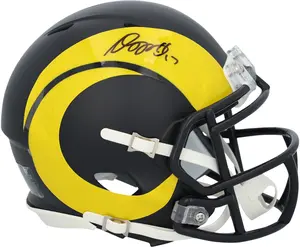 Davante Adams Los Angeles Rams Autographed Riddell Rivalry Speed Mini Helmet - Fanatics Authentic Certified