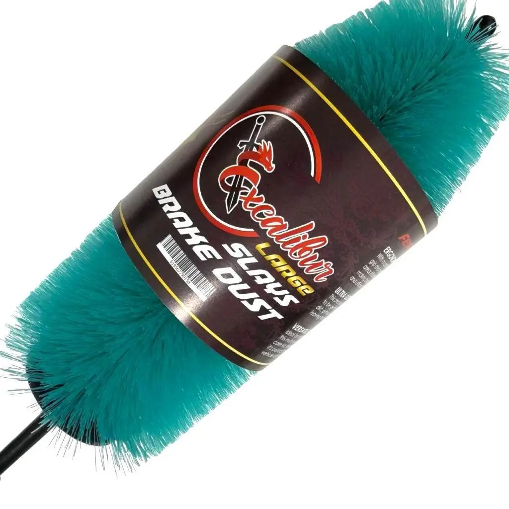 Excalibur Wheel Barrel Brush | Deep Cleaning Wheel Brush for Brake Dust, Spoke Cleaner, Hard-to-Reach Barrel Areas, Scratch-Free Bristles, Fits All Wheel Sizes | EZ Detail Supply