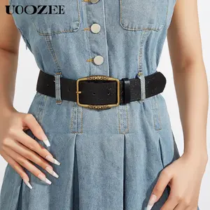 UOOZEE 2025 New Women's Retro Y2K Belt - Ethnic Style Leather Belt, Perfect With Jeans, Premium Look, Various Colors Optional, Boho Style Belt, Trendy Exquisite Belt