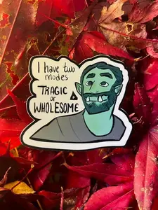 Half-Orc D&D TTRPG Individual Sticker