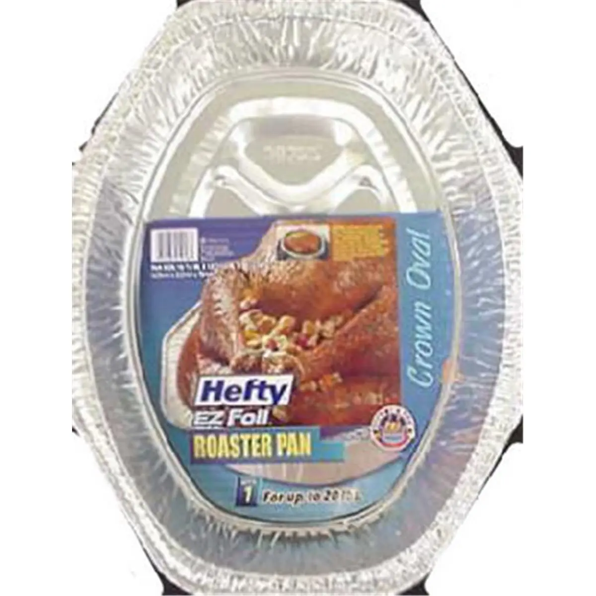 212 MAIN Large Oval Aluminium Foil Roasting Pan with Built-in Rack - 12-Count Bulk Kitchenware, 18.5 x 13.9 x 3.8 in Oval Shape Tin Foil Disposable Cookware, Cooking