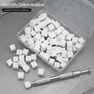 100PCS Nail Sponges for Ombre Nail Art with 1 Grab Pen – Gradient Nail Art Tool Set with Storage Case – DIY Nail Design Accessories for Salon & Home Use