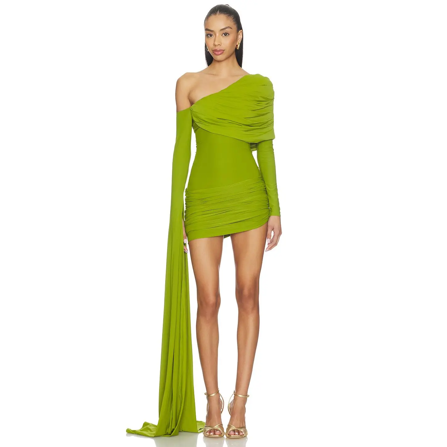 Deme by Gabriella The Bridget Dress in Lime Green