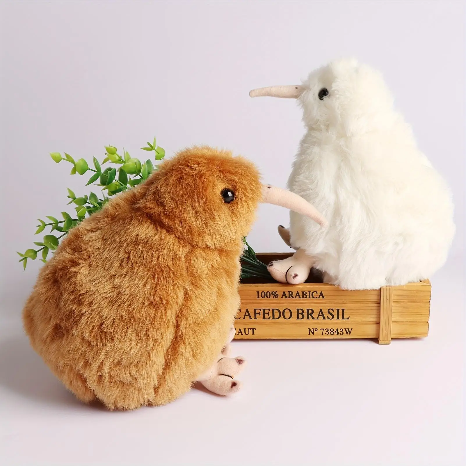 18cm/7.1in Bird Plush Toys, 1 Count Simulated Bird Toys Stuffed Animal Soft Toys Lifelike Furry Bird Cute Plush Bird Doll Gift For Christmas Birthday,