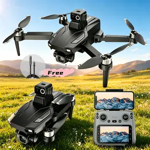 【surprise gift】F204 Drone with Large Screen 4K Dual Camera, 5G GPS Remote Control, Obstacle Avoidance, One-Key Return, Optical Flow, 2-Speed Modes - Perfect for Beginners