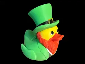 Leprechaun Duck 3D Printed Duck Collectible Plastic Figurine for Jeep Lovers