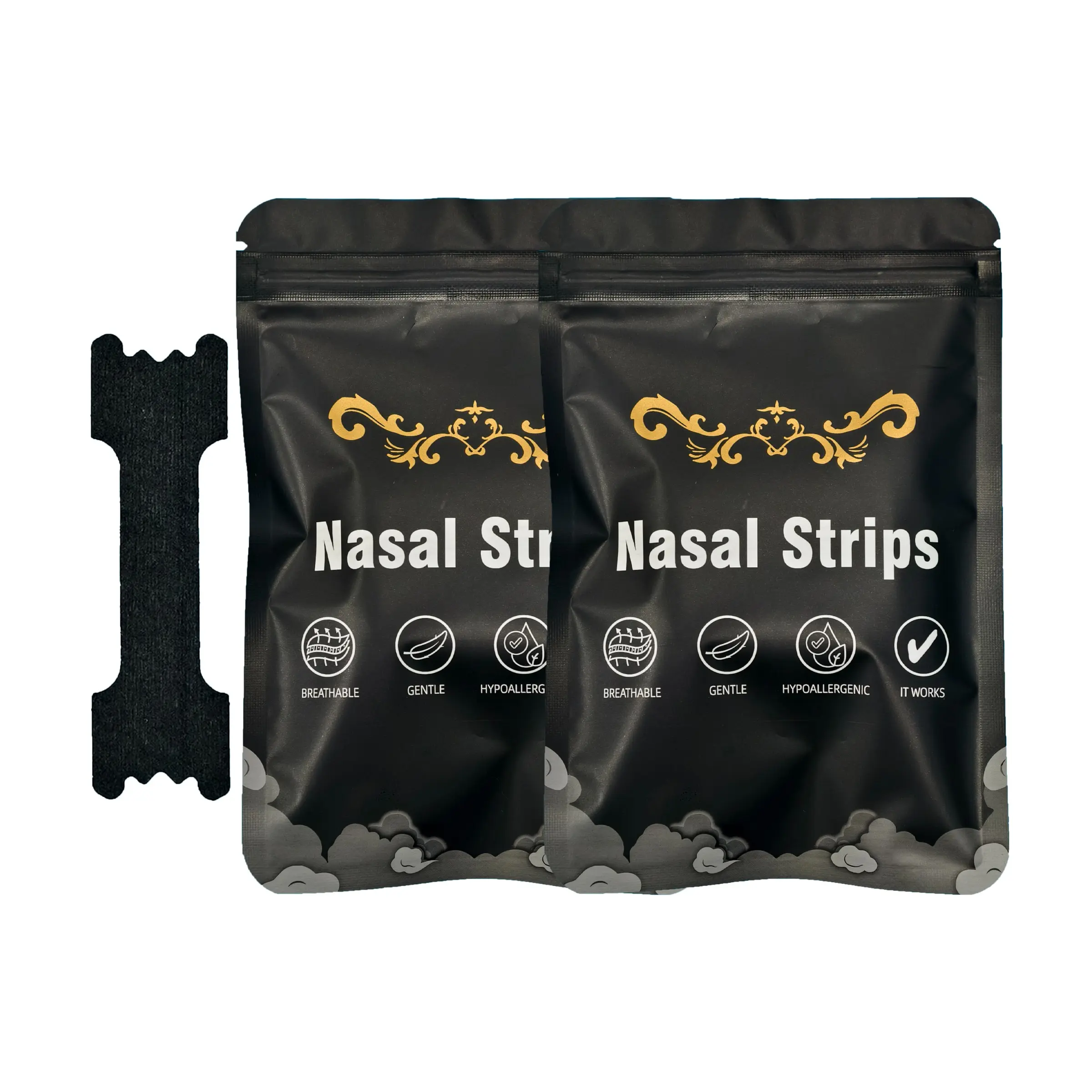 Sleep Aid Nose Strips, 30/60 Pcs Sleep Massage Nose Strips, Relieve Nasal Congestion, Comfortable, Breathable, Durable, for Men and Women, Unisex Fit, Durable Design, Snore Reduction