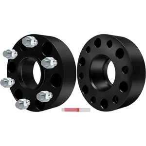 2PCS 50mm Hubcentric Wheel Spacers 2 inch 6x5.5 to 6x5.5 78.1mm 14x1.5 Studs fit for 1999-2019 for for Silverado 1500 2001-2013 for for Suburban 1500
