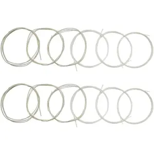 2 Sets of 6 String Guitar Strings Replacement , Nylon String for Classical Guitar Learners and Performers, Include 3 count Clear Nylon and 3 count Core Alloy Winding