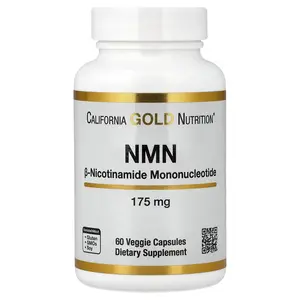 California Gold Nutrition NMN, 175 mg, 60 Veggie Capsules