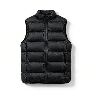 Men's Lightweight Casual Vest, Foldable Designfor Autumn & Winter, Warm & Comfortable Daily Wear, Perfect for Storage