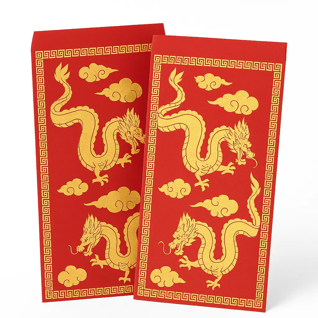 Lunar New Year Dragon Money Envelopes