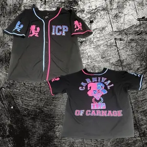 Carnival of Carnage Baseball Jersey, ICP Juggalo Jersey, Gift For Him, Gift For Her, For Any Season, Classic Styles