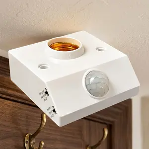 Smart human sensor e27 bulb; auto on/off with motion detection, energy efficient, ideal for Hallway Garage Indoor Outdoor Lighting Convenience