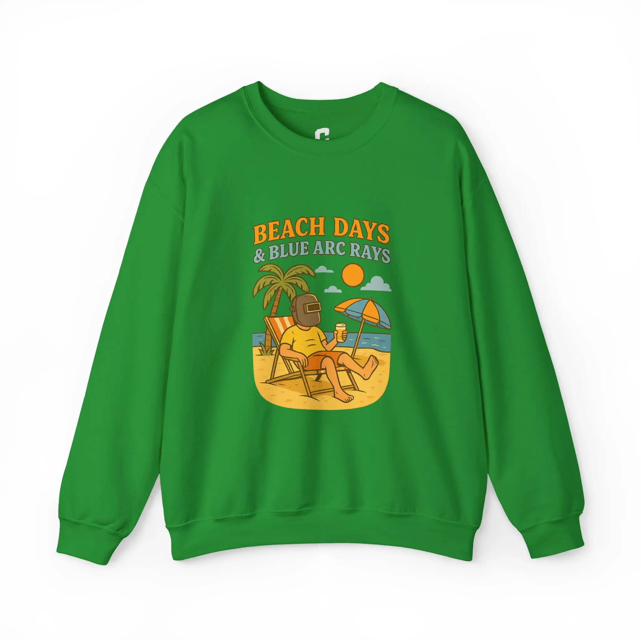 Beach Days Crewneck Sweatshirt, Unisex Sweatshirt, Summer Vibes, Vacation Apparel, Outdoor Fun, Casual Gift