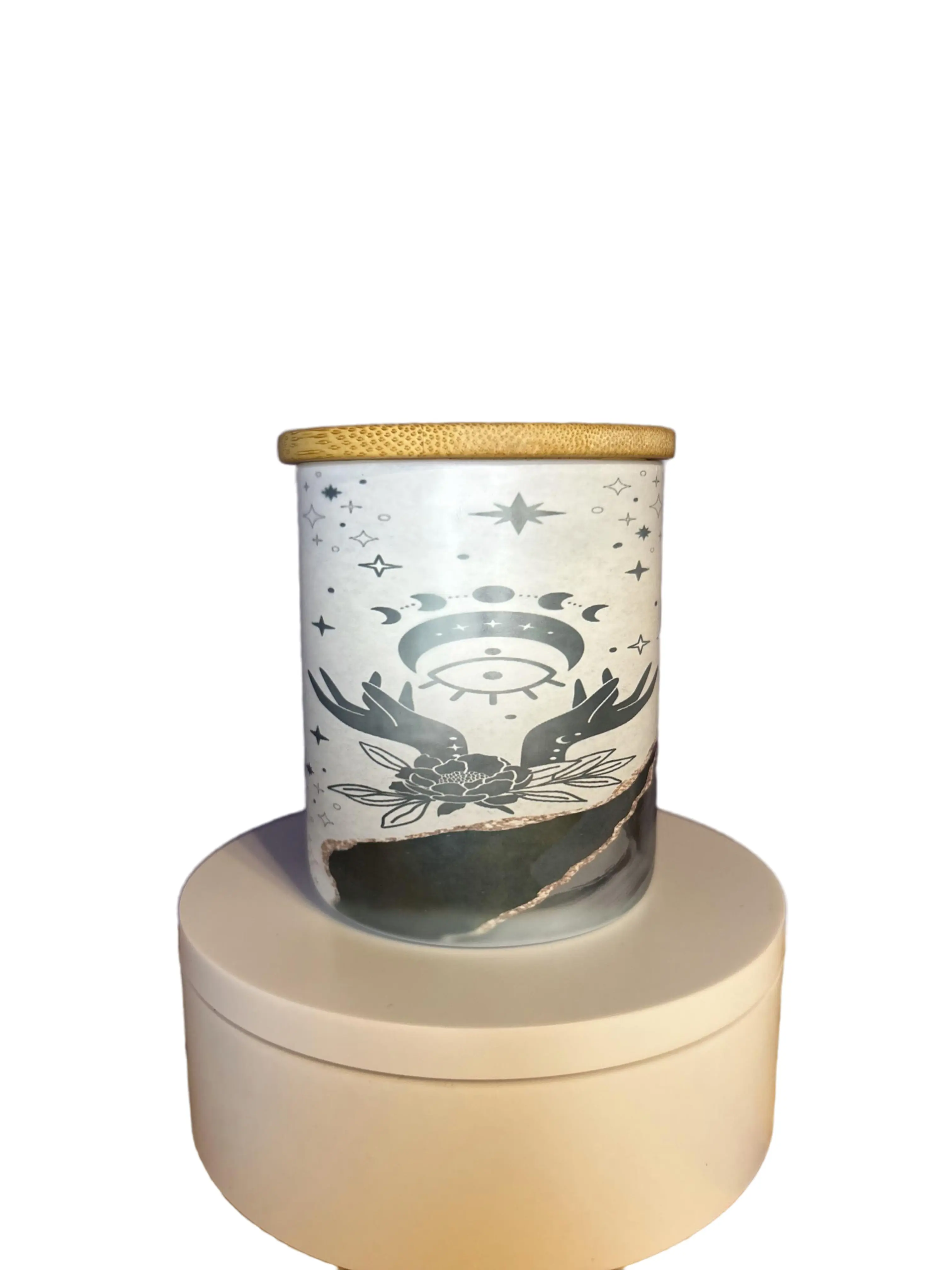 Read The Stars 6 oz Decorative Scented Soy Wax Sublimation Candle *Imperfects