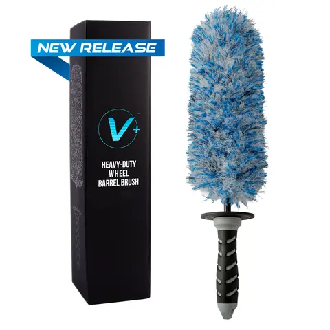 VIKING V+ Heavy-Duty Wheel Barrel Brush for Deep Wheel Cleaning