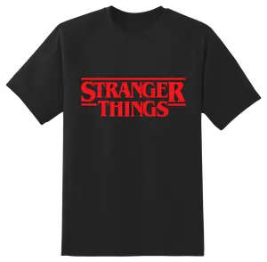 Stranger Things The Upside Down Logo T-Shirt - Officially Licensed Merchandise for Fans