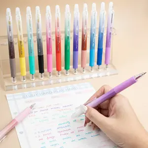 12/24/36 Color Erasable Gel Pens, Retractable Fine Tip Markers, Smooth Writing Pens, Vibrant Colors for Drawing & Writing, Ideal for Students & Office Use