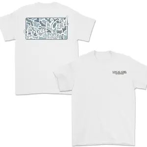 Local Girl Outfitters Camo 2-Sided T-Shirt - Camo Dog Design Featuring Camo Graphic Casual Tee, Trendy and Casual Outdoor Wear For Men For Women, Gift For Lovers, Cotton Fabric Unisex Apparel