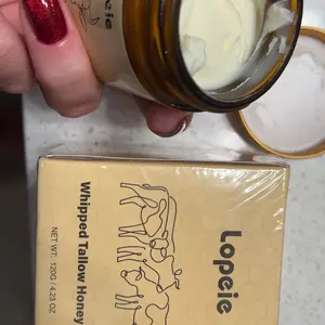 Product Review of Lopeie Whipped Grass-Fed Beef Tallow Honey Balm - 4 Oz,Moisturizing Cream for Soft, Smooth Skin - Handmade All-Natural Moisturizer - Lavender from S**a Y**🇦