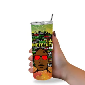 Juneteenth 20oz Stainless Steel Tumbler