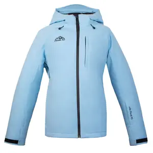 Womens Powder Blue Slopeside Ski Jacket