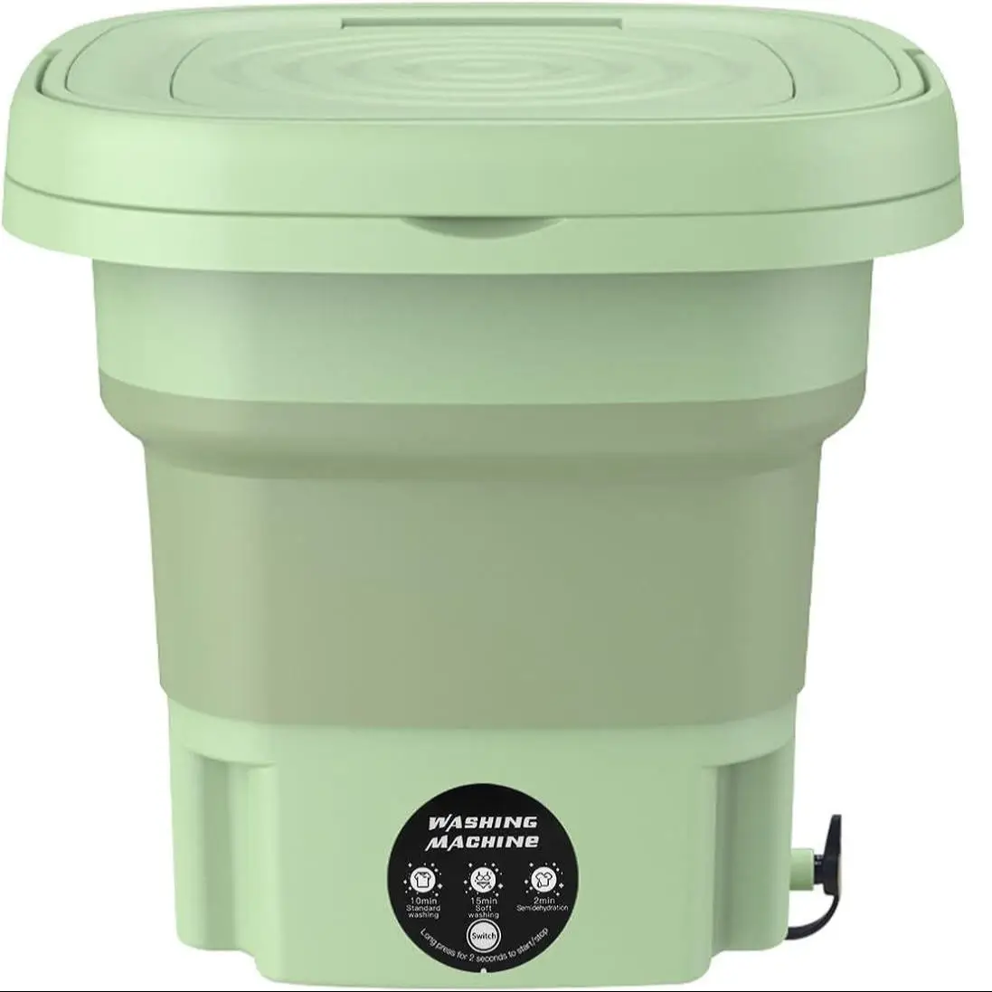 8L Foldable Washing Machine, Portable Household Washing Machine, Small Space-saving Washing Machine for Home Use, Summer Essentials