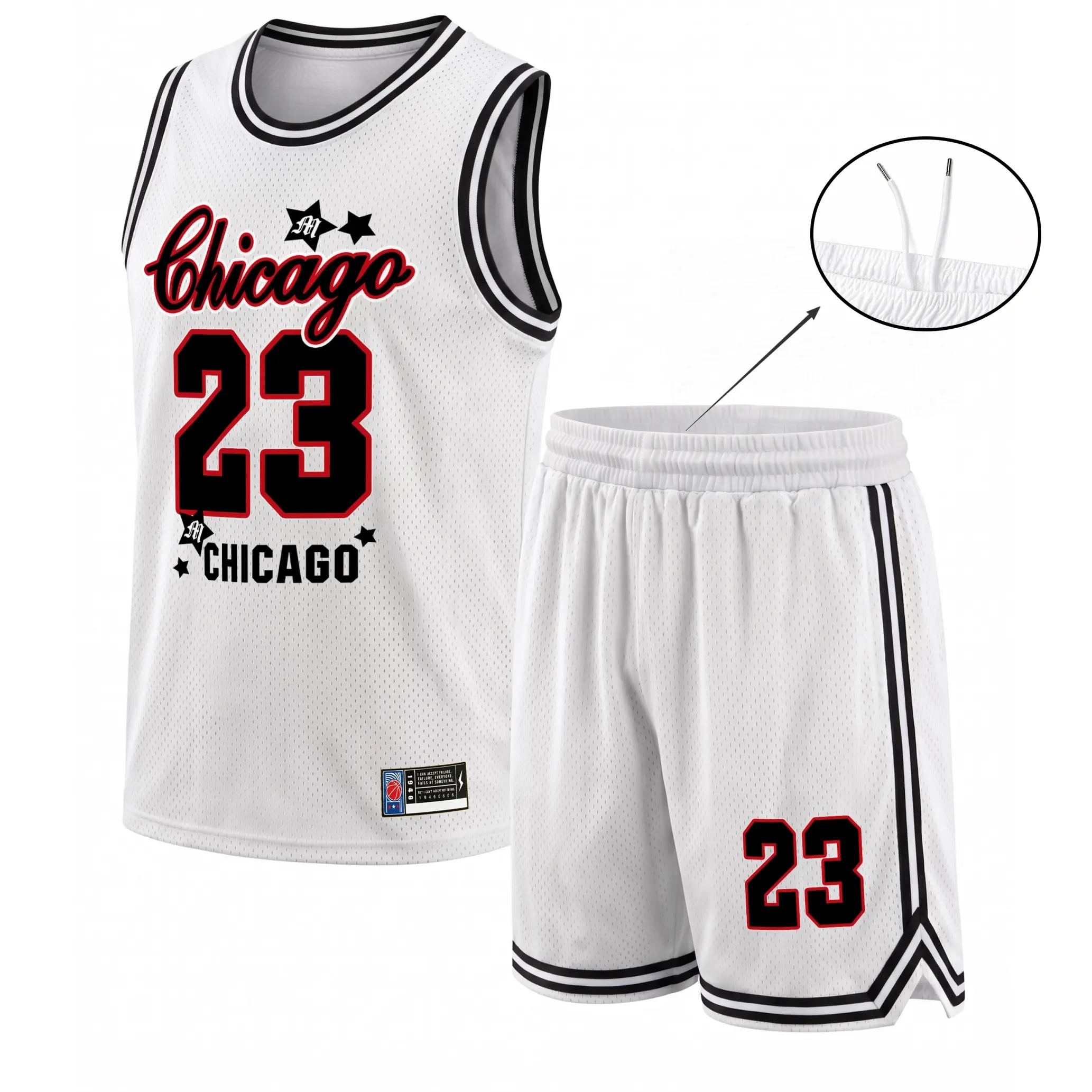 Men's #23 Sports Set: Two-Piece Mesh Basketball Jersey & Shorts Combo — Lightweight, Breathable Athletic Wear