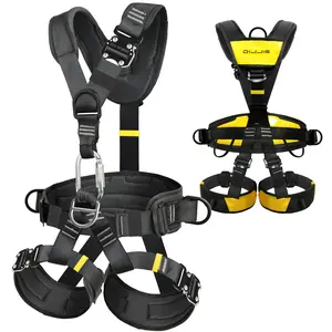 Climbing Harness, Thicken Professional Half Body Safety Belt Climbing Gear for Tree Climbing, Fire Rescue, Rappelling and Other Outdoor Adventure Activities