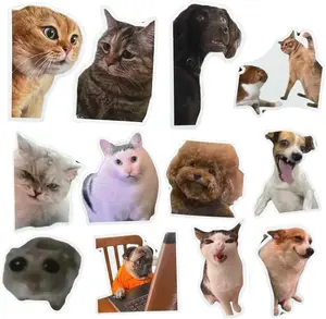 12PC Funny Magnets Meme Animal Magnetic Magnet for Refrigerator Fridge Adults Work School Locker Office Car Bumper Decal Game r Kitchen Cute Cool Weird Fun Novelty Funky Gag Quirky Gifts
