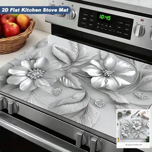 Silica Gel Stove Pad, Heat Resistant Kitchen Mat, Anti-Slip Dining Table Protector, High Temperature Insulation, Home Use