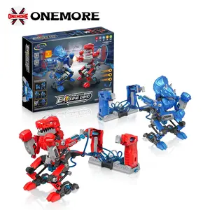 DKD Hydraulic Boxing Bots STEM Building Kit, Build 2 Hydraulic-Powered Battle Robots, Hands-On STEM Educational Robot Toy Set, Gift for Teens Ages 12+Perfect Easter Gift