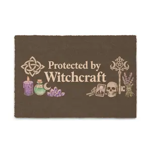 Protected by Witchcraft Coir doormat