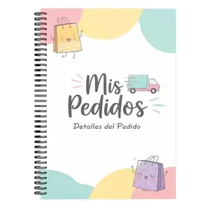 Mis Pedidos A5 Coil Notebook, Ideal for Notes and Sketches, Compact Size Perfect for On-The-Go Use, Durable Paper Quality