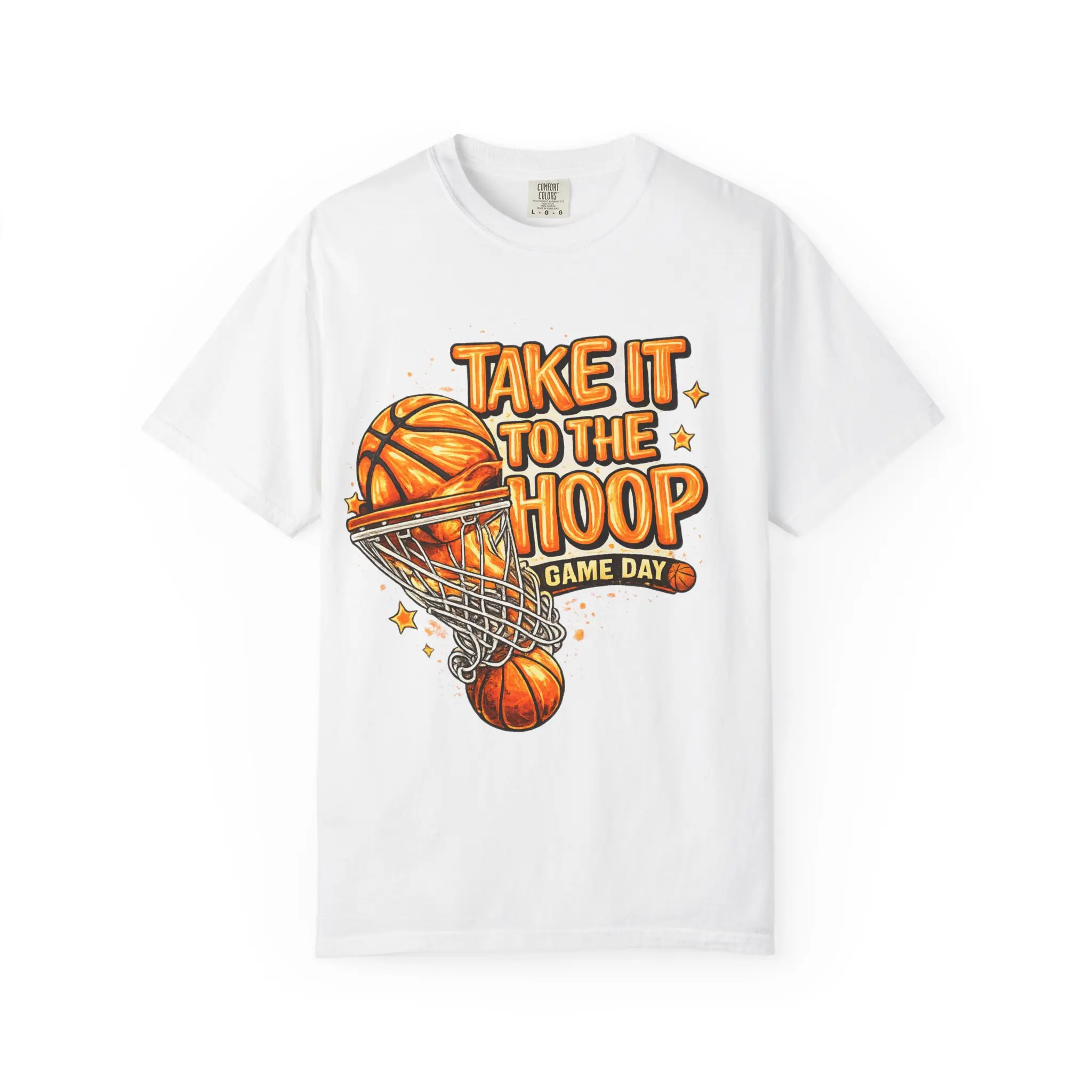 Take It To The Hoop Basketball Game Day Comfort Colors Tee