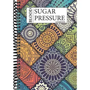 Blood Sugar & Blood Pressure Logbook: 2 in 1 Diabetes and Blood Pressure Log Book, Daily and Weekly to Monitor Blood Sugar and Blood Pressure levels ... Tracker 4 Record a Day Health Journal Diary