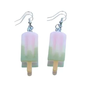 SHAYLEY MADISON - Strawberry Matcha Mini Popsicle Earrings - Fun and Unique Accessories