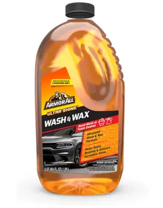 Armor All Ultra Shine Car Wash & Wax 64 Fl Oz for Cars Trucks Motorcycles Advanced Formula with Carnauba Wax