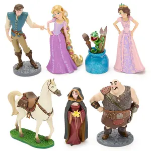 Disney Store Tangled Figure Set Disney Store Tangled Figure Set