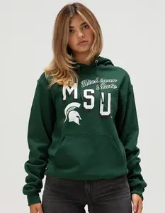 ORIGINAL RETRO BRAND Michigan State University Womens Hoodie