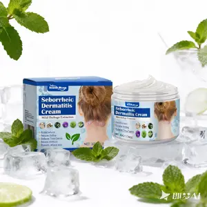 SOUTH MOON Folliculitis Treatment Cream -NaturalHerbal Formula with Honeysuckle,Dandelion,Sophora & Phellodendron for Scalp, Face& Body Care,Soothing &x Repairing 50g, SeborrheicDermatitis Cream