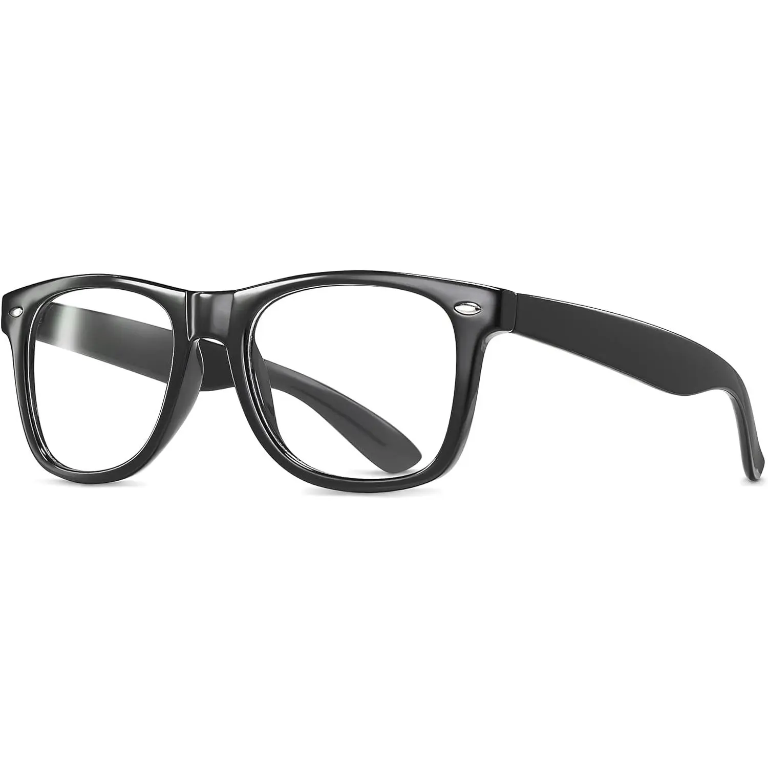 Clear Lens Non-Prescription Retro Nerd Glasses for Men Women -  Costume  Eyeglasses